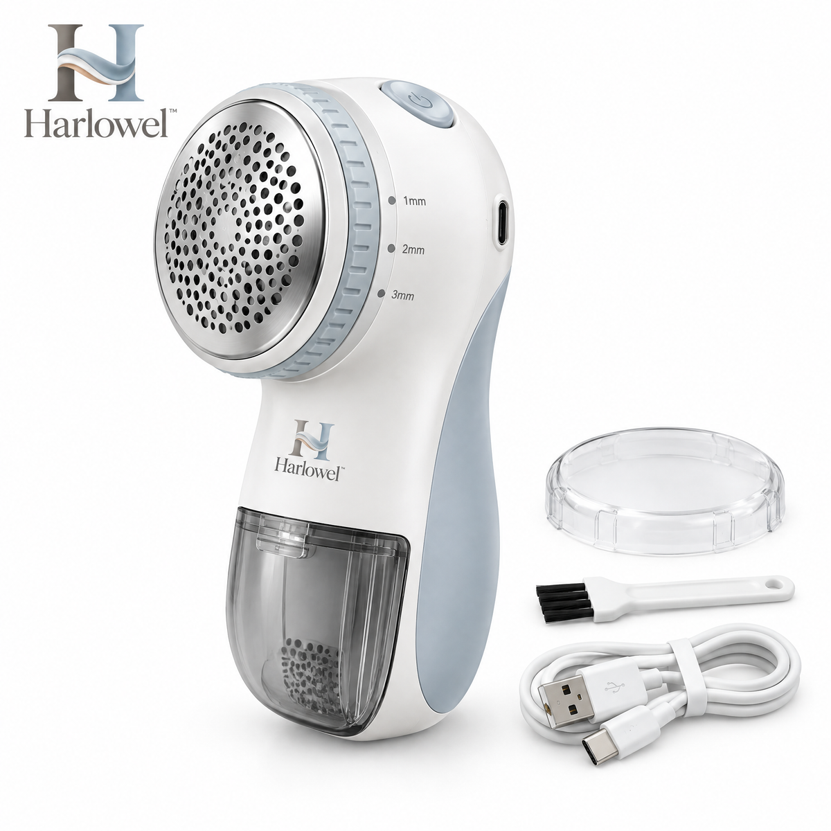 Harlowel™ FabricRevive Fabric Shaver – Rechargeable Lint & Pilling Remover for Sweaters, Clothing, Blankets & Upholstery