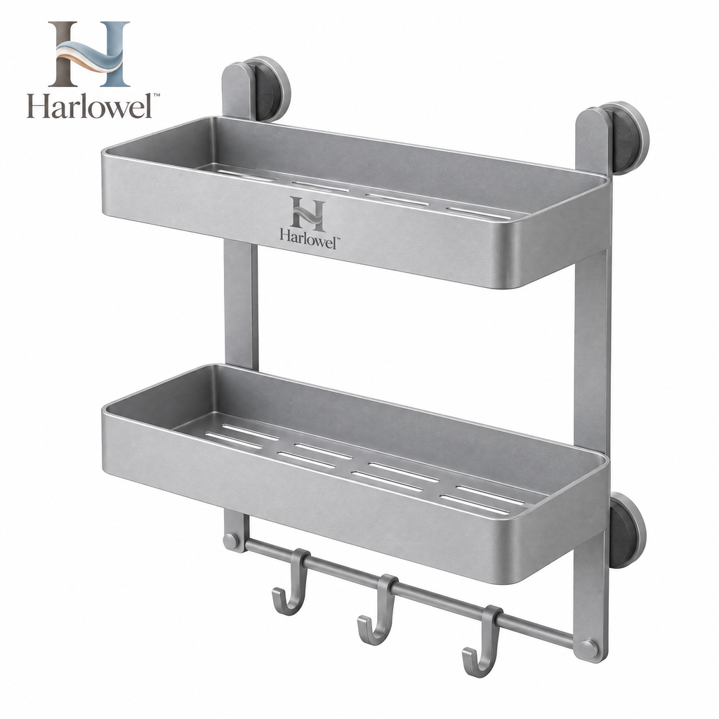Harlowel™ SideSlide Slim Laundry Storage Rack – Narrow Rolling Organizer for Washer-Side Supplies, Detergent & Cleaning Essentials