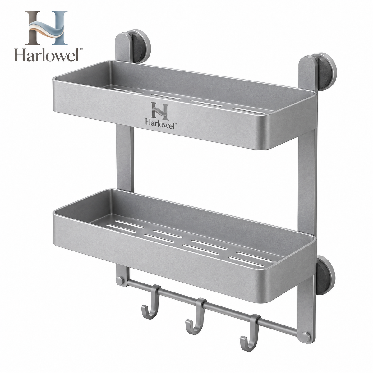 Harlowel™ SideSlide Slim Laundry Storage Rack – Narrow Rolling Organizer for Washer-Side Supplies, Detergent & Cleaning Essentials